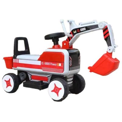 Excavadora de coches eléctricos de juguete con batería de 6V para niños de 3-7 años GW/NW 19.5/16.5
