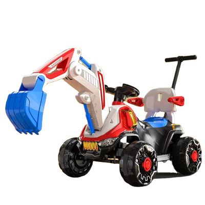 2.4G Bluetooth control remoto 6v todo eléctrico paseo en camión de construcción coche para niños