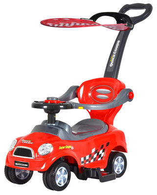 Carro de equilibrio rojo neutro en cuanto al género para bebés personalizable en automóvil de los fabricantes