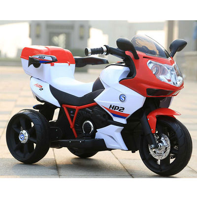 Niños de plástico eléctricos de batería accionados en tres ruedas en motocicleta para niños de 3 a 8 años