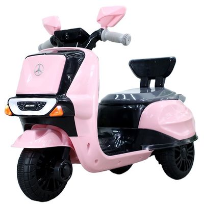 Auto de motocicleta eléctrica para niños con batería y función de teléfono móvil