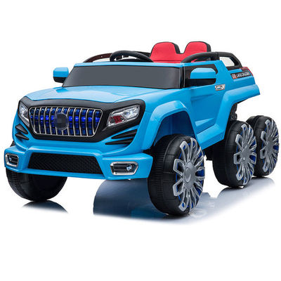 Autos para niños con control remoto 6*6 Autos eléctricos de paseo 12V con luces de rueda Juguetes educativos