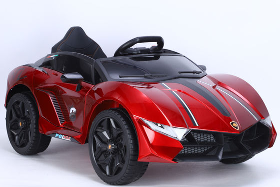 Unisex Niños eléctricos juguete doble puerta luz LED Cuatro ruedas Carrera en coche 113X66X47cm