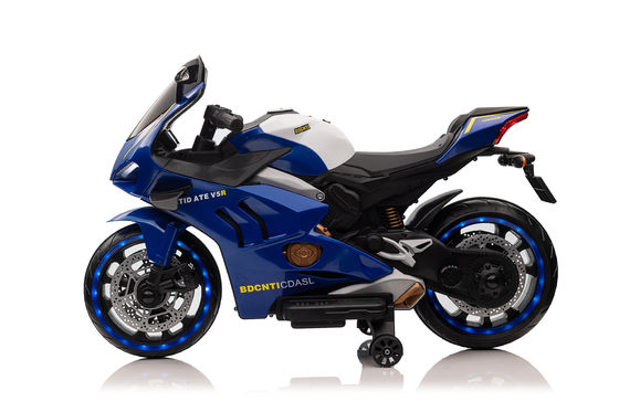 PP plástico recargable para niños motocicleta dos ruedas paseo en coche para niños de 2-4 años