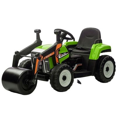 Tractores de remate eléctricos de plástico Camión Niños Tractor Juguete Viajar en coche para niños