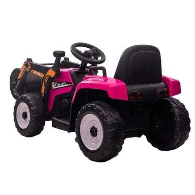 Tractores de remate eléctricos de plástico Camión Niños Tractor Juguete Viajar en coche para niños