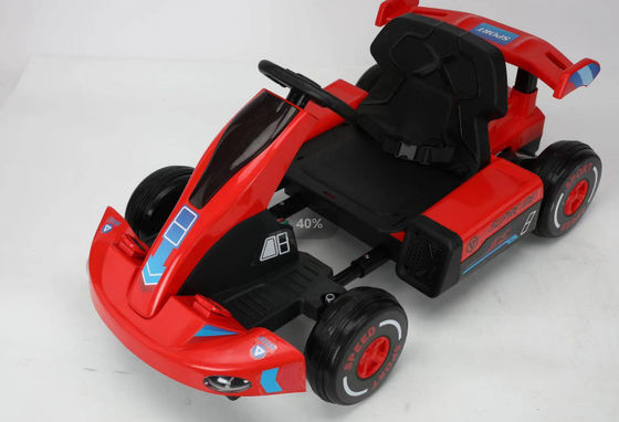 12V eléctrico de control remoto Kart para niños de 6 años de edad paseo en el coche de karting tipo de plástico PP