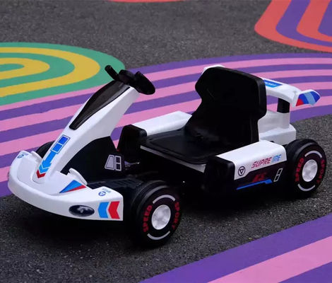 12V eléctrico de control remoto Kart para niños de 6 años de edad paseo en el coche de karting tipo de plástico PP