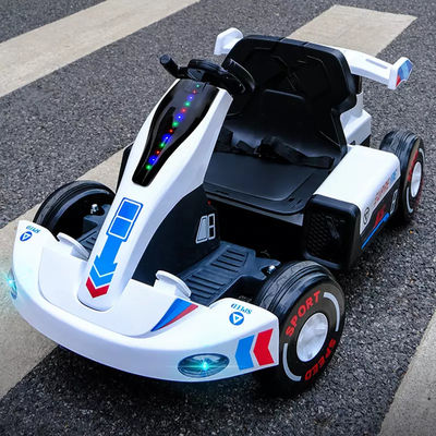 12V eléctrico de control remoto Kart para niños de 6 años de edad paseo en el coche de karting tipo de plástico PP