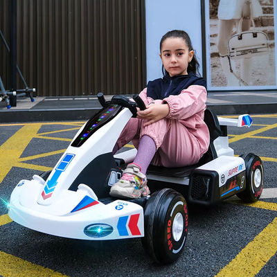 12V eléctrico de control remoto Kart para niños de 6 años de edad paseo en el coche de karting tipo de plástico PP