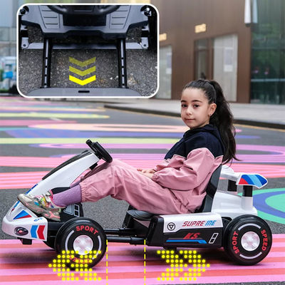 12V eléctrico de control remoto Kart para niños de 6 años de edad paseo en el coche de karting tipo de plástico PP