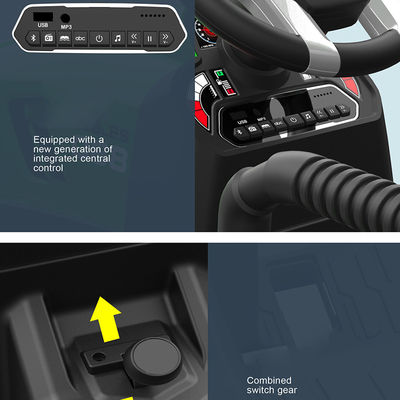 2022 Batería 12V10AH*1/24V7AH*1 Conducir en tractor Niños Juguetes grandes Coche con indicador de potencia
