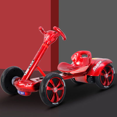 Go-Kart eléctrico para niños con batería con música y luces Diseño de fibra de carbono