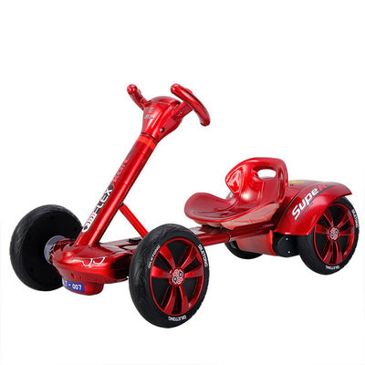 Go-Kart eléctrico para niños con batería con música y luces Diseño de fibra de carbono