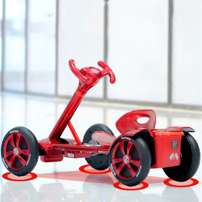 Go-Kart eléctrico para niños con batería con música y luces Diseño de fibra de carbono