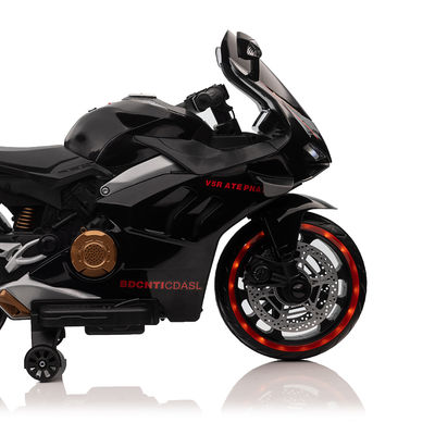 Motocicleta infantil de 12 V con batería en el juguete con conductor eléctrico y reproductor de música