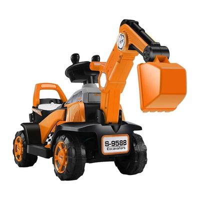 Niños Tractor Eléctrico Viajar en el coche Para con Batería Operado Excavadora eléctrica Coches