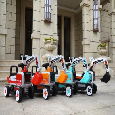 Excavadora de coches eléctricos de juguete con batería de 6V para niños de 3-7 años GW/NW 19.5/16.5