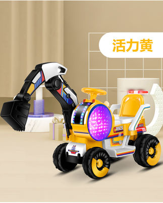 JIAXING Niños juguete totalmente 6v excavadora eléctrica paseo en coche para niños motor 380 * 1 / 380 * 2