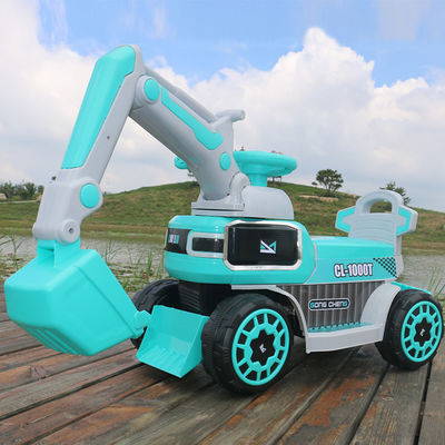 Excavadoras eléctricas de plástico Juguetes de coche para niños 2022 Año Regalos Rango de edad de 2 a 4 años