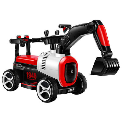 Niños de plástico juguetes eléctricos excavadora de diapositivas paseo en mini camión de construcción para niños