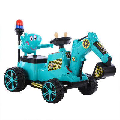 Tipo de plástico PP Excavadora para niños Ingeniería eléctrica Paseo en coche para niños pequeños