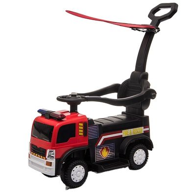 20W*1 Camión de bomberos eléctrico con motor y batería para que los niños lo conduzcan y jueguen con amigos