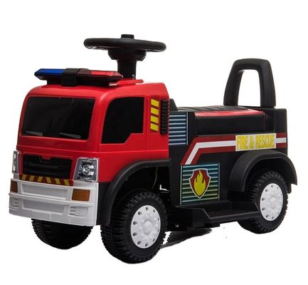 20W*1 Camión de bomberos eléctrico con motor y batería para que los niños lo conduzcan y jueguen con amigos