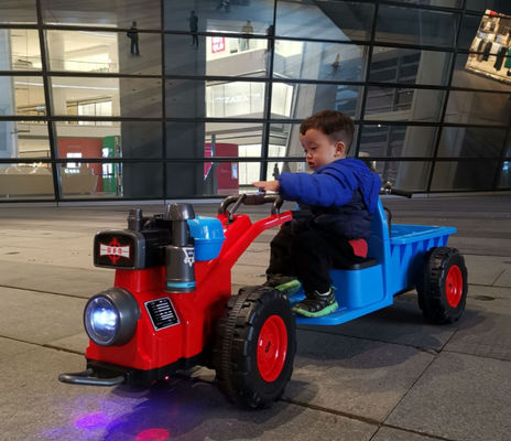 2022 12v Electric Kids Ride On Car con batería de juguete de tractor de plástico incluida