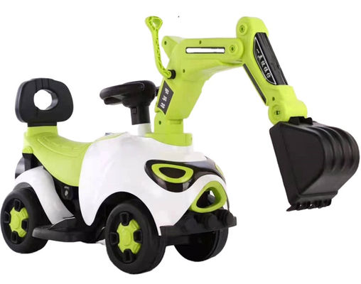 Excavadora eléctrica de plástico para niños Coche al aire libre con batería Motor de coche de juguete 6V380*1