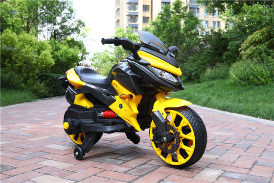 12V de plástico azul de batería recargable operado por niños montar en motocicleta para el unisexo