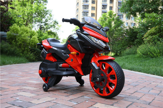 12V de plástico azul de batería recargable operado por niños montar en motocicleta para el unisexo
