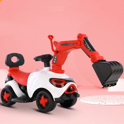 Carro eléctrico para niños con excavadora de arena Batería exterior Coche de juguete Carro infantil