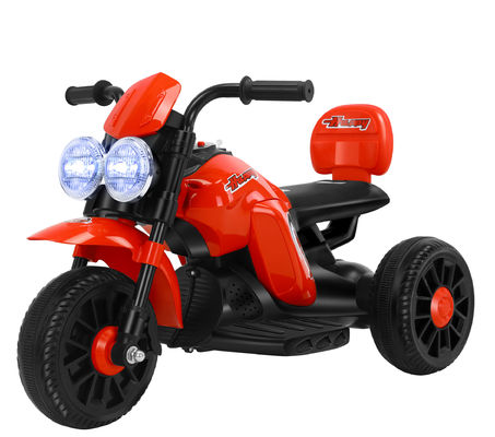 Energía de batería de plástico Los niños viajan en automóvil Motocicleta de 3 ruedas Motocicleta eléctrica