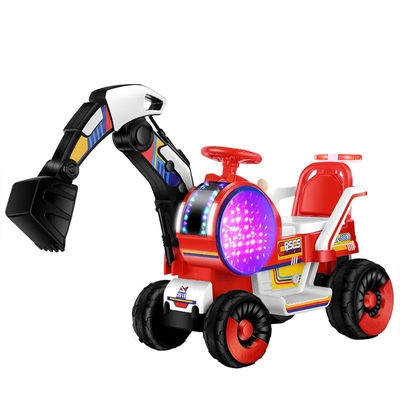 2023 juguetes eléctricos para niños excavadora ingeniería paseo en coche para niños plástico amarillo