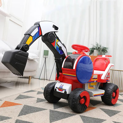 2023 juguetes eléctricos para niños excavadora ingeniería paseo en coche para niños plástico amarillo