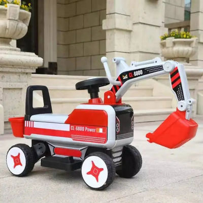 Excavadora eléctrica con batería de 6 V de plástico de PP para niños de 3 a 7 años GW/NW 6.4KG/5.8KG