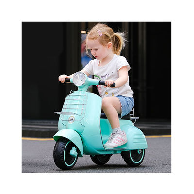 Ride On Toy Electric Kids Motorcycle con luz en rojo amarillo oscuro azul rosa o verde