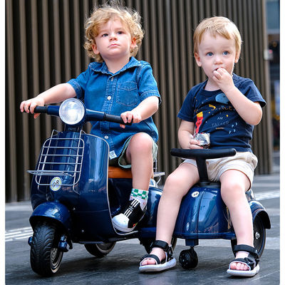 Ride On Toy Electric Kids Motorcycle con luz en rojo amarillo oscuro azul rosa o verde