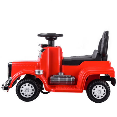 390*1 Motor Rojo Blanco Azul Negro Clásico Batería Eléctrica Viajar en coche para niños