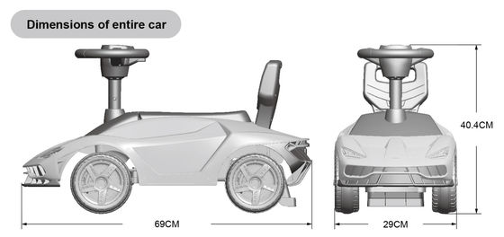Tamaño del producto 69*29*40.4cm Scooter clásico con batería