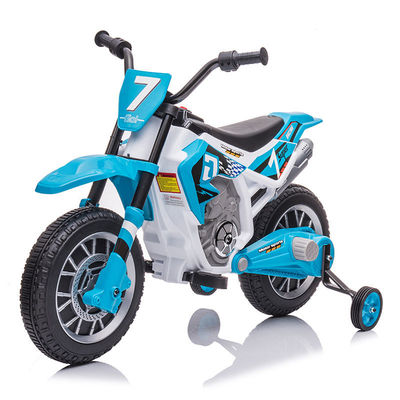 Plastico 12v Niños Viajan en coche con música Batería de larga duración Motocicleta eléctrica