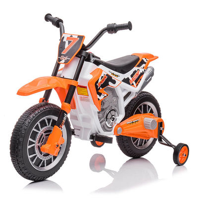 Plastico 12v Niños Viajan en coche con música Batería de larga duración Motocicleta eléctrica