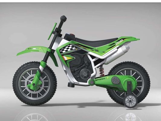 Plastico 12v Niños Viajan en coche con música Batería de larga duración Motocicleta eléctrica