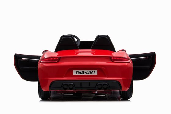 Negro 2022 2.4G Remote 2 asientos grandes alta y baja velocidad 12V o 24V Electric Ride en coches para niños