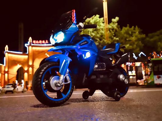Fácil de montar e iluminar ruedas de electricidad para niños paseo en coche motocicletas coche de juguete