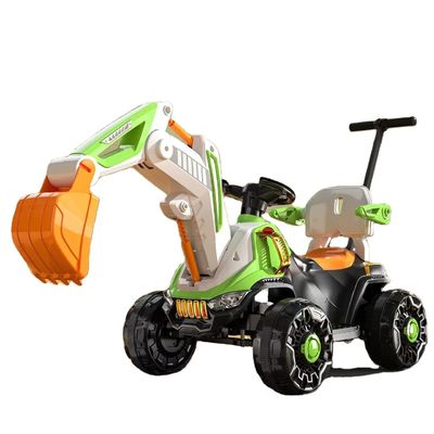 2.4G Bluetooth control remoto 6v todo eléctrico paseo en camión de construcción coche para niños