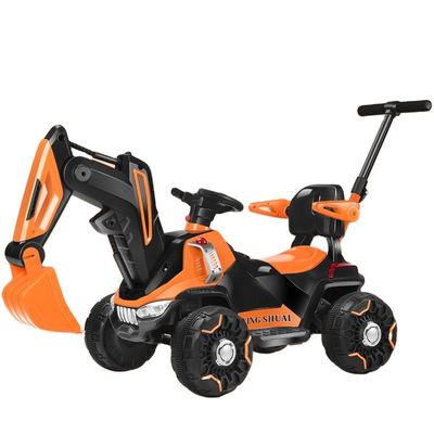 2.4G Bluetooth control remoto 6v todo eléctrico paseo en camión de construcción coche para niños