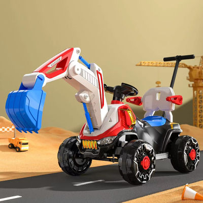 2.4G Bluetooth control remoto 6v todo eléctrico paseo en camión de construcción coche para niños