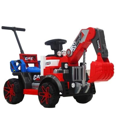 G.W. N.W 15KG/12KG LED Faros de colores 6v Todo eléctrico Construcción de camión de coche para niños